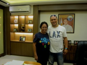 With Atty. Kit Nieto , Mayor of Cainta, Rizal